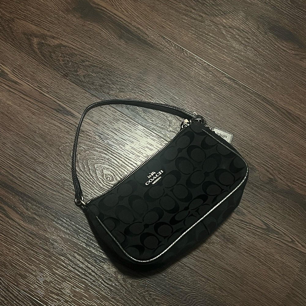 Coach Black Signature Shoulder Bag